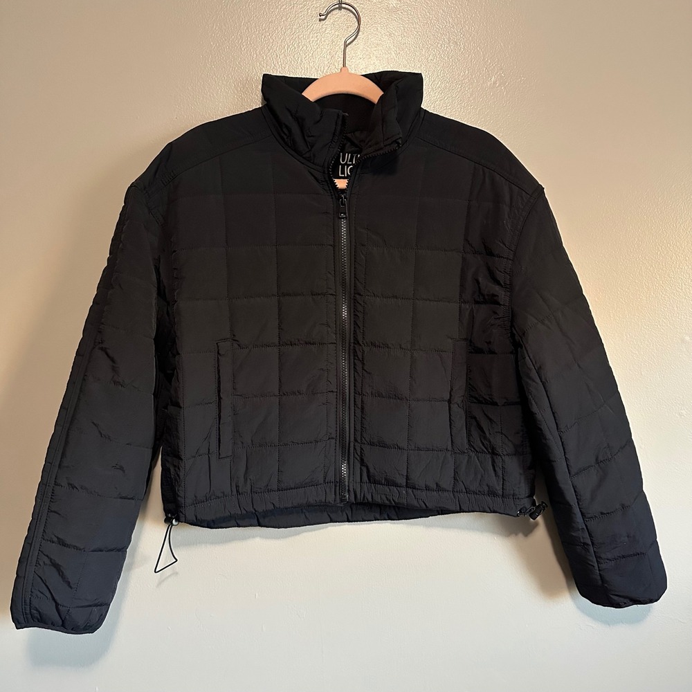 Love Tree Womens Black Ultra Light Packable Quilted Jacket Size M